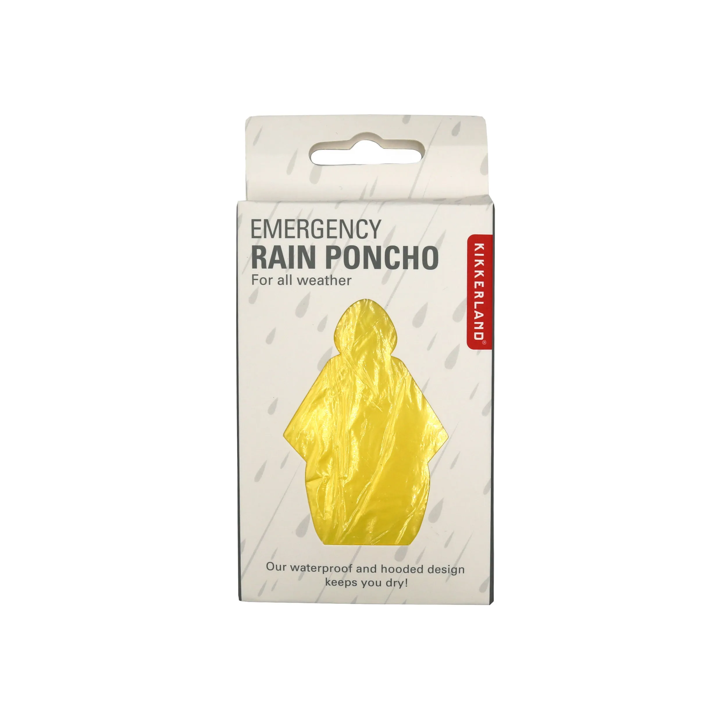 Emergency Rain Poncho sold by Kikkerland product image thumbnail 5