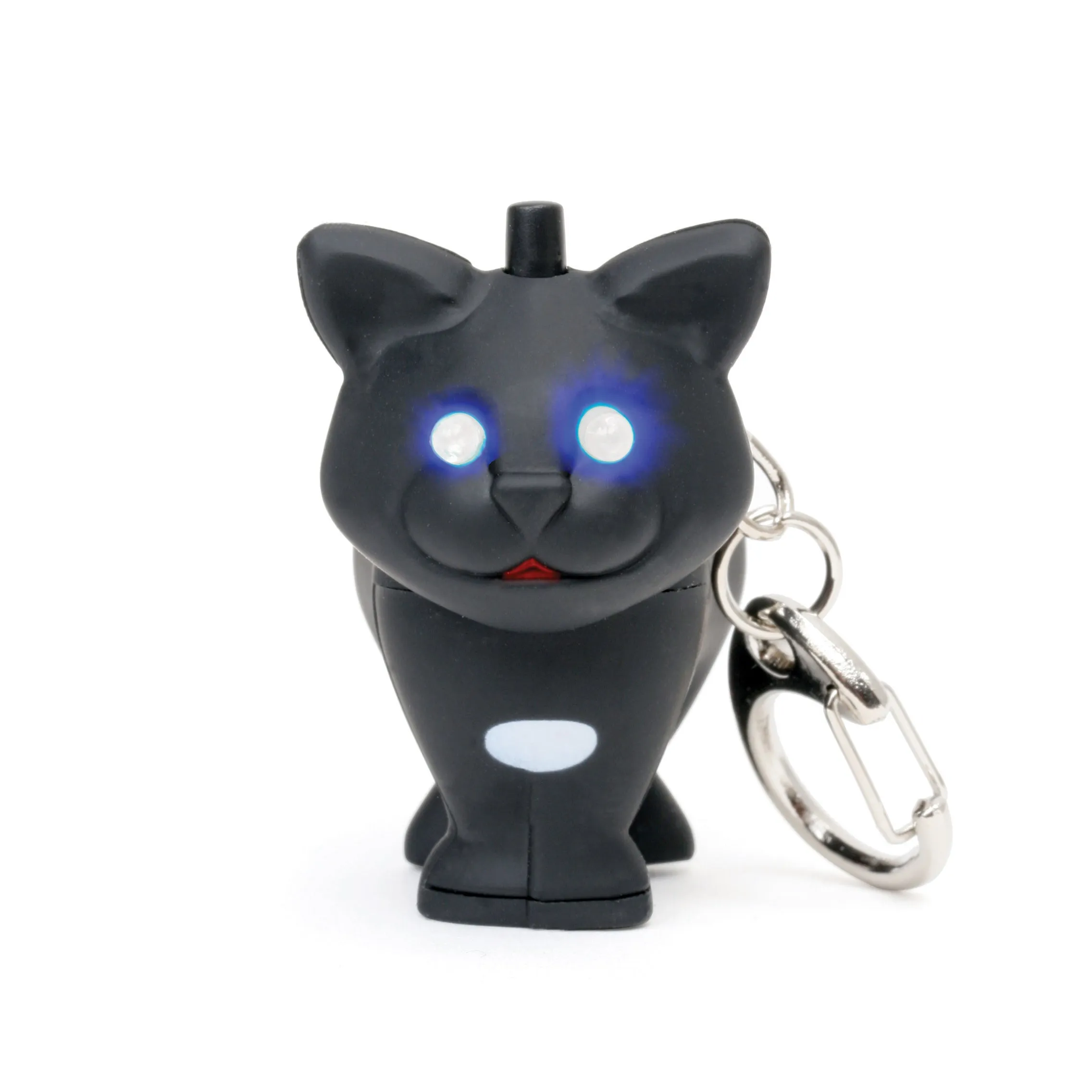 Cat LED & Sound Keychain sold by Kikkerland product image thumbnail 2