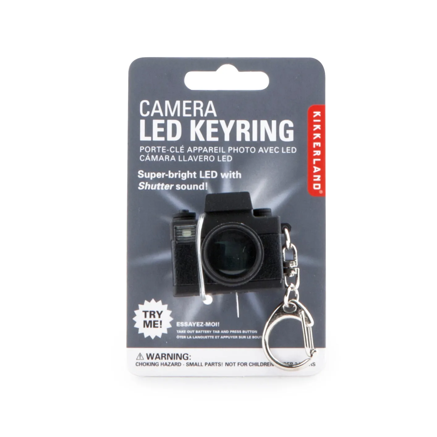 Camera LED & Sound Keychain sold by Kikkerland product image thumbnail 2