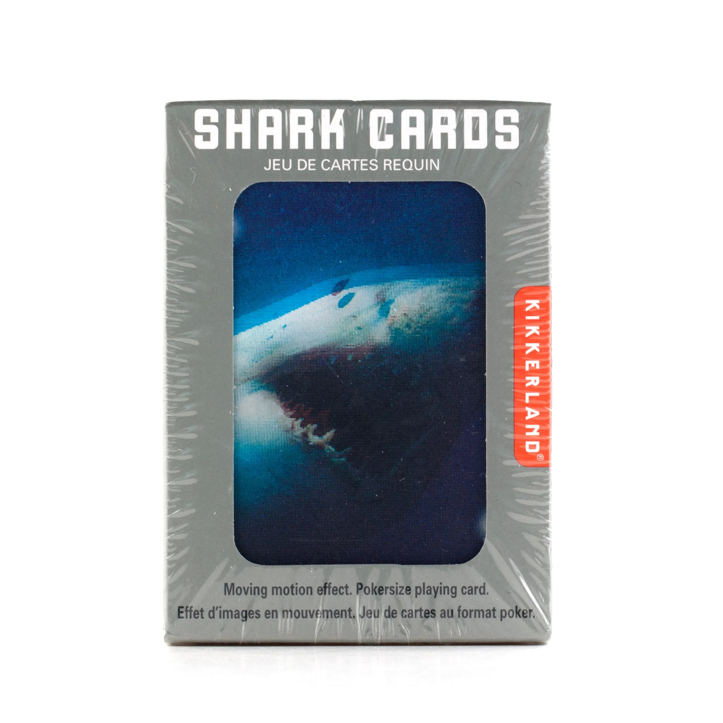 Shark 3D Playing Cards sold by Kikkerland