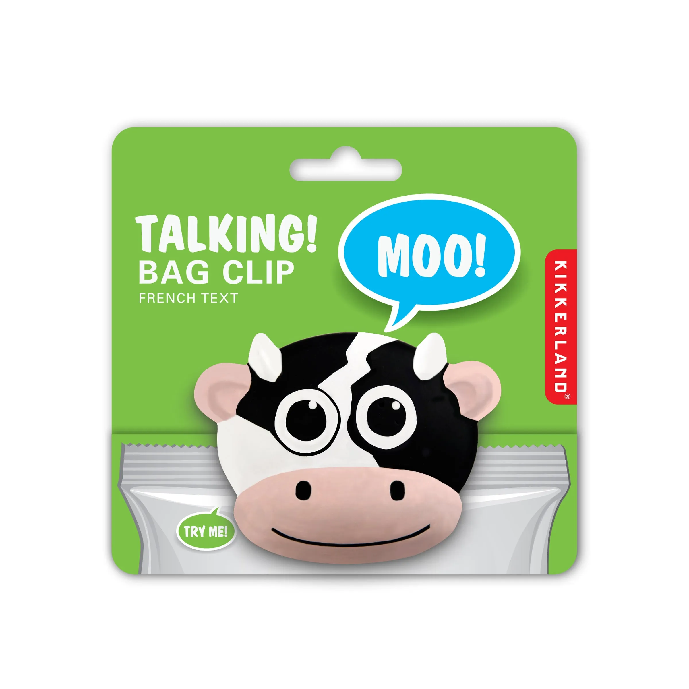 Cow Talking Bag Clip sold by Kikkerland product image thumbnail 2