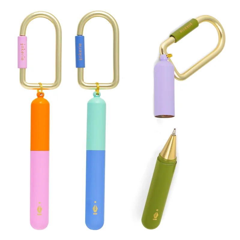 Inkerie On-the-go Keychain Pen sold by Kikkerland