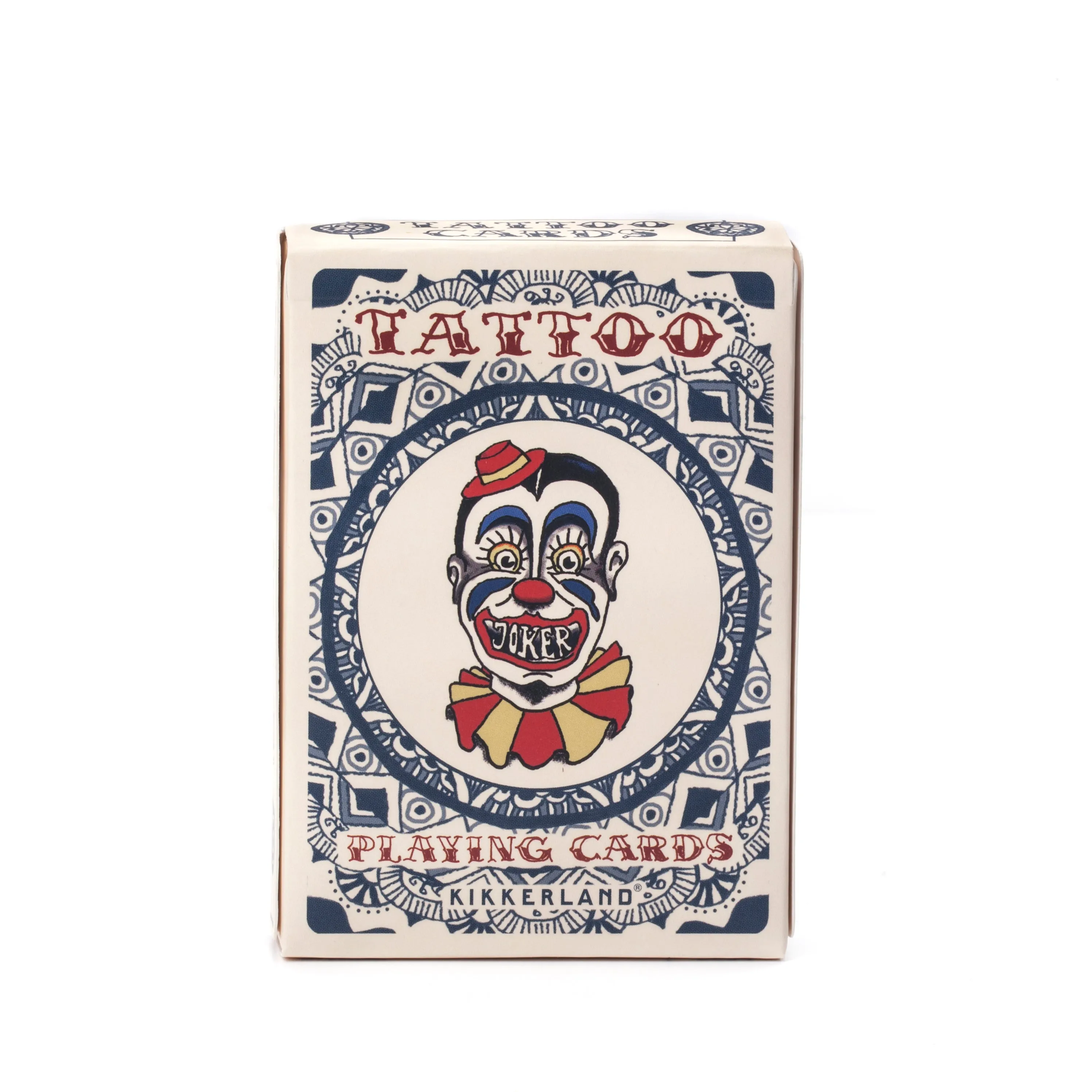 Tattoo Playing Cards sold by Kikkerland