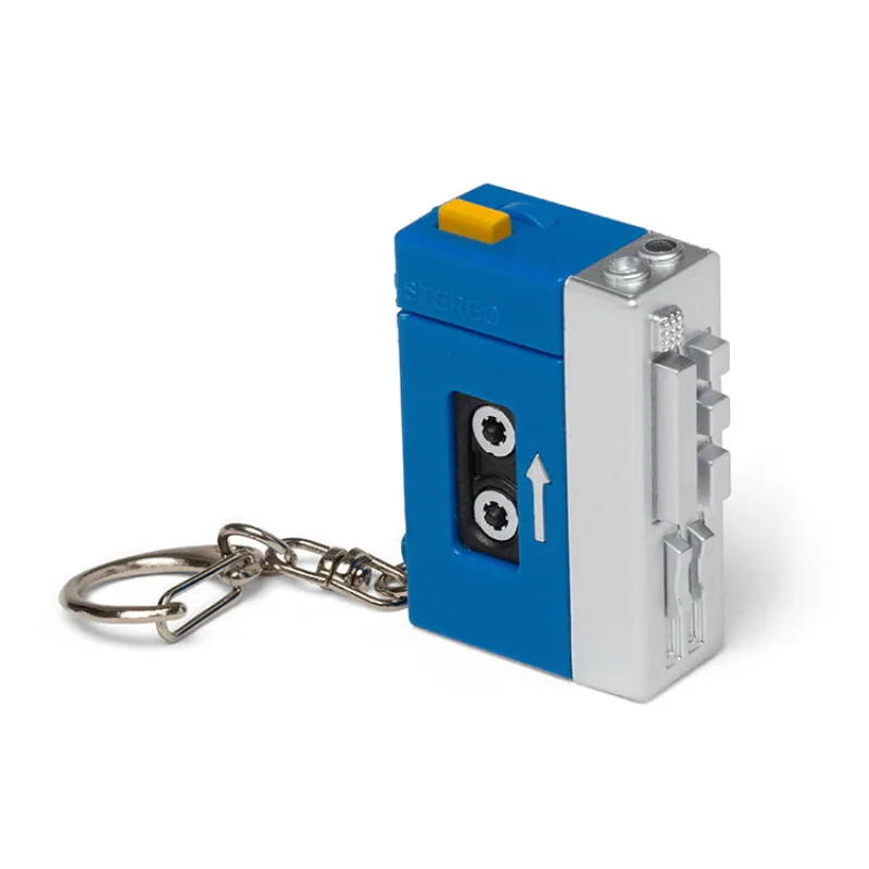 Tape Player LED Keychain made by Kikkerland