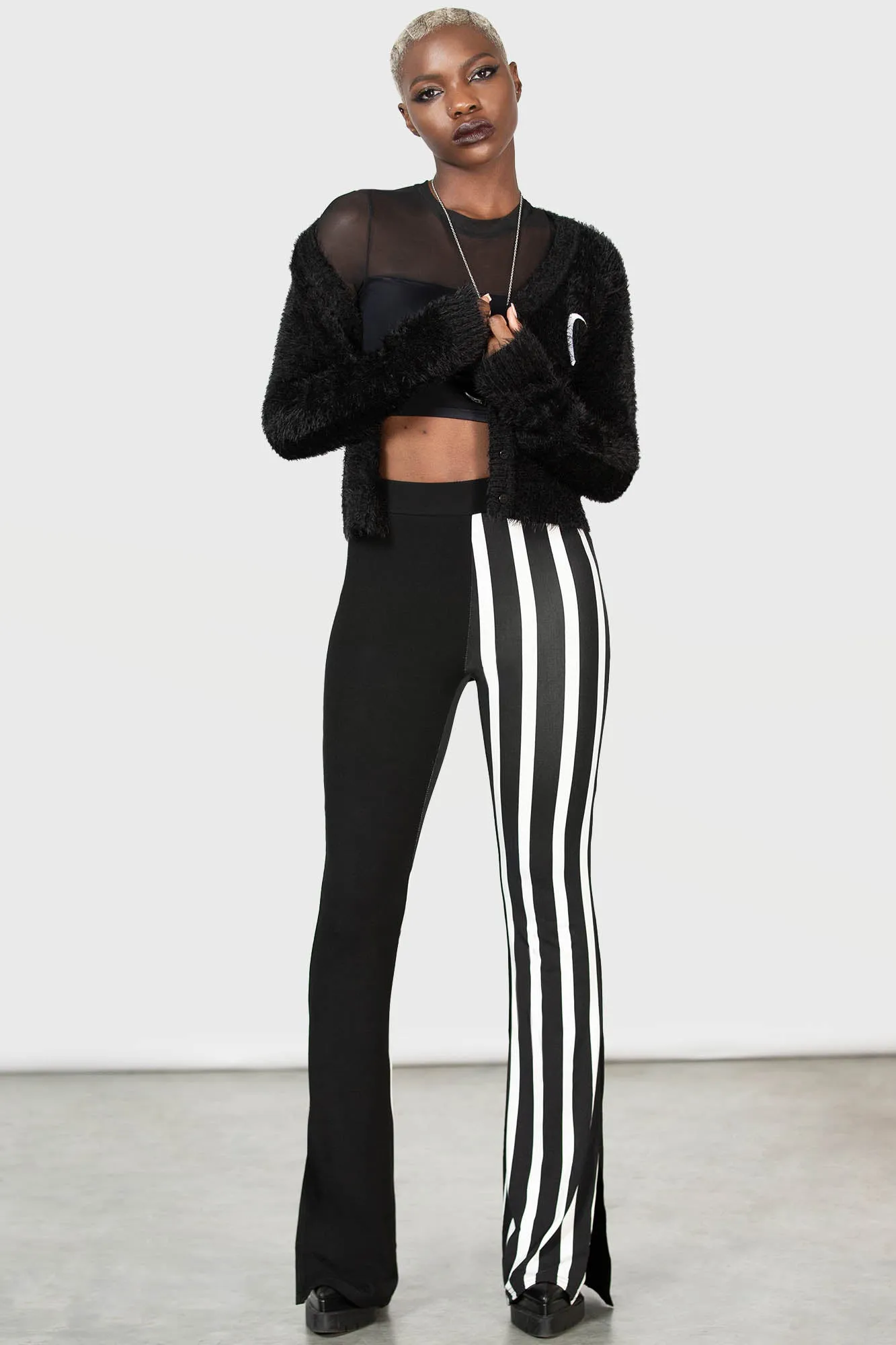 Ziven Bootcut Trousers sold by Killstar product image thumbnail 2