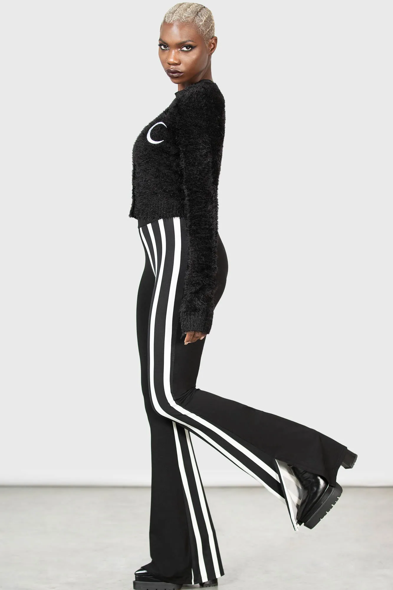 Ziven Bootcut Trousers sold by Killstar product image thumbnail 3