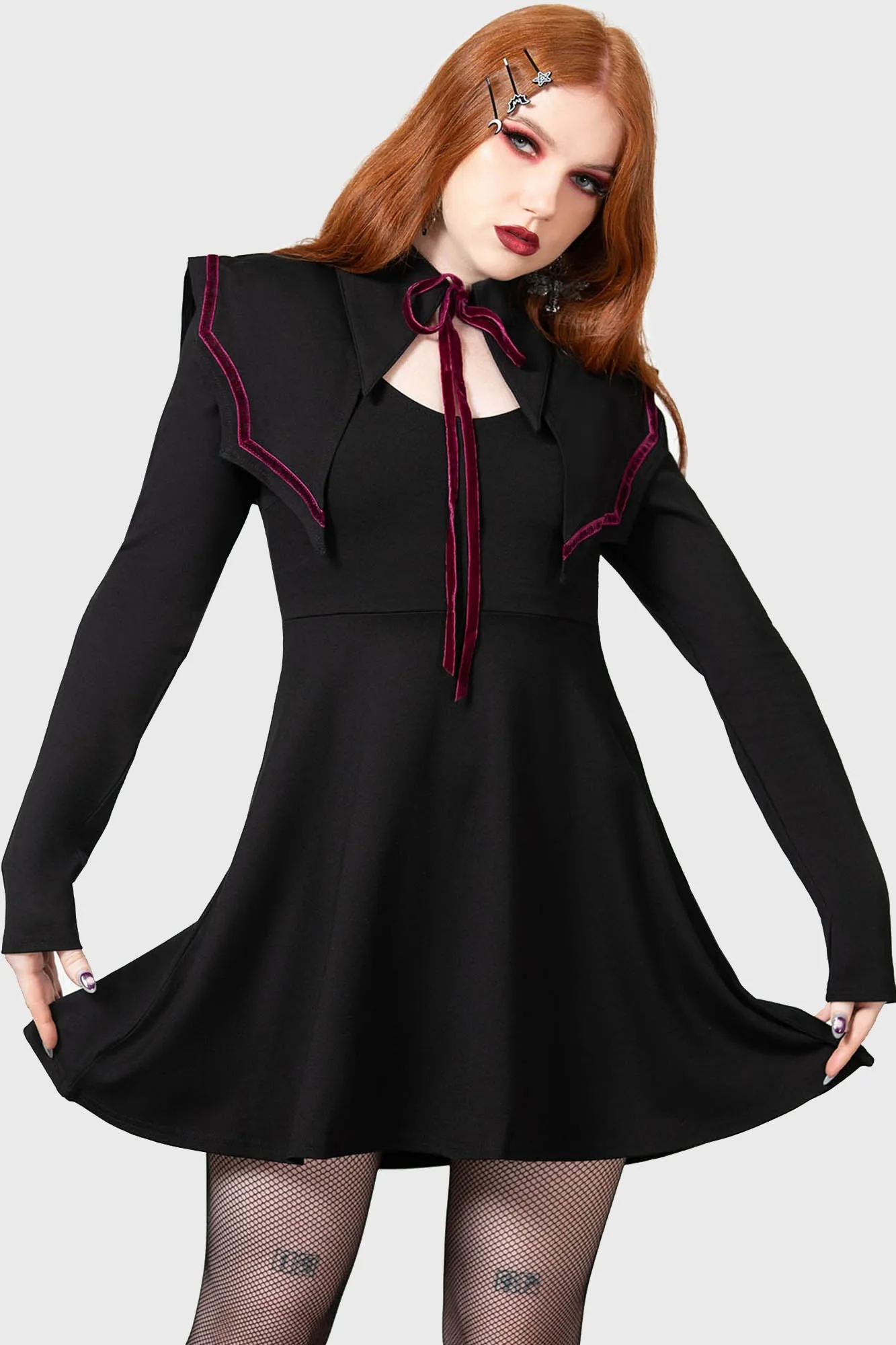 Bat Magic Dress sold by Killstar product image thumbnail 5