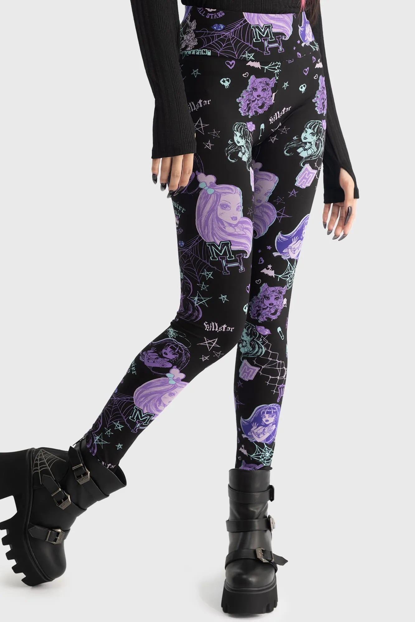 Lets Bolt Leggings sold by Killstar product image thumbnail 2