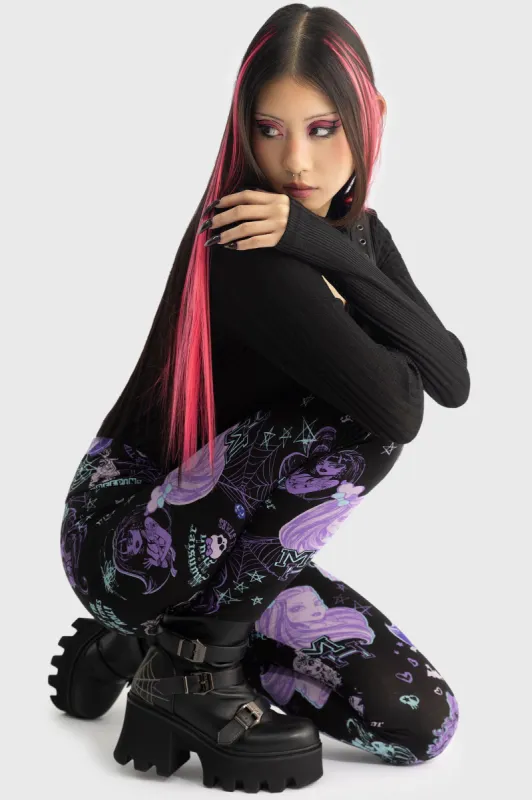 Lets Bolt Leggings sold by Killstar
