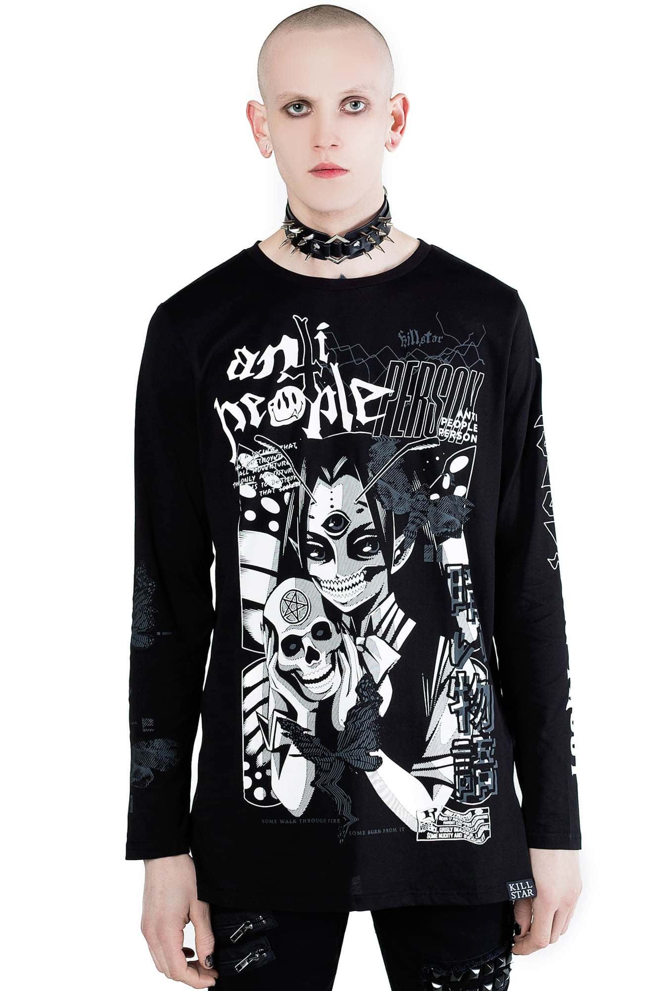 No Fairytale Long Sleeve Top sold by Killstar product image thumbnail 3