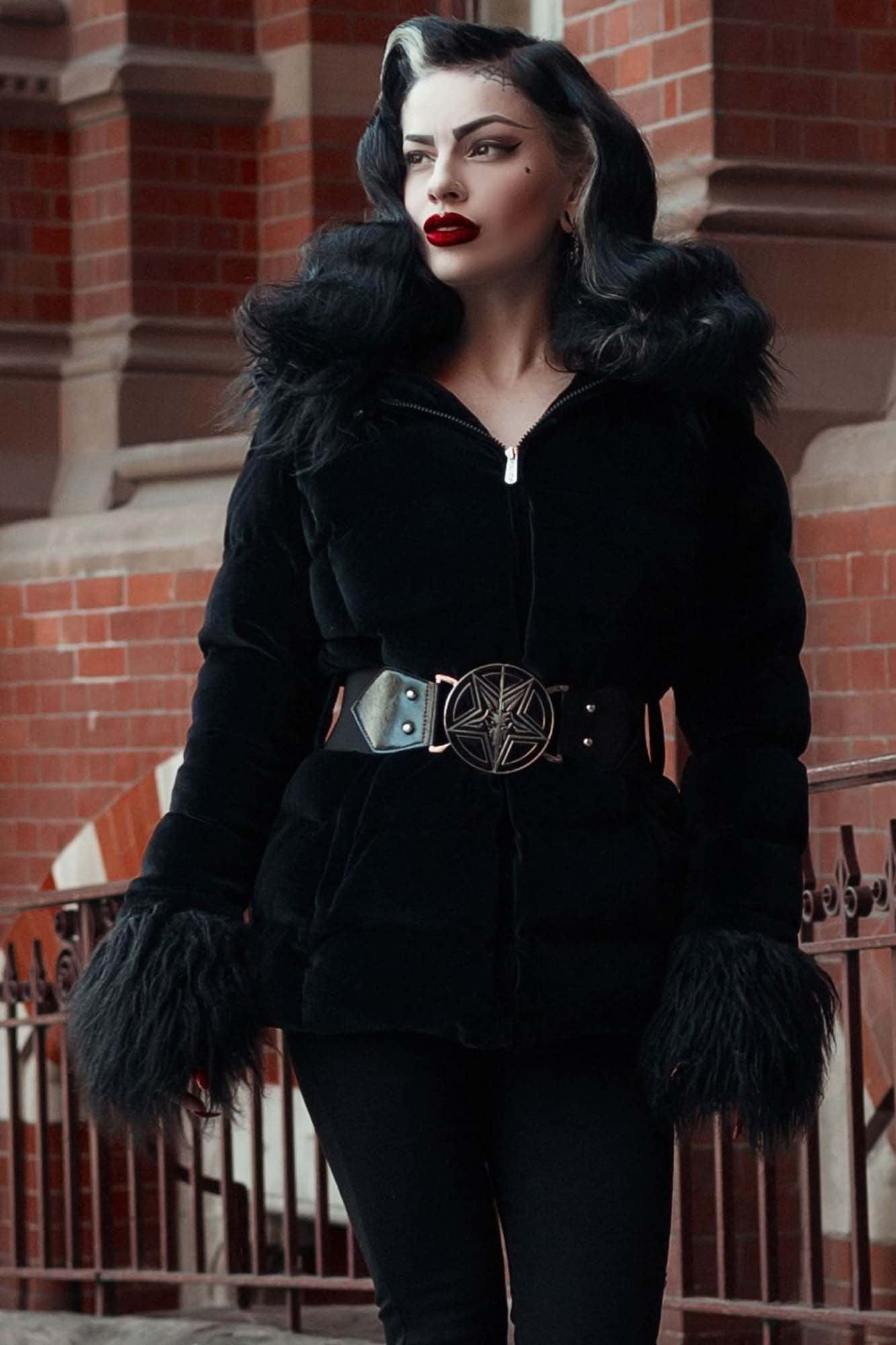 Gates Of Hell Hooded Coat - Resurrect sold by Killstar