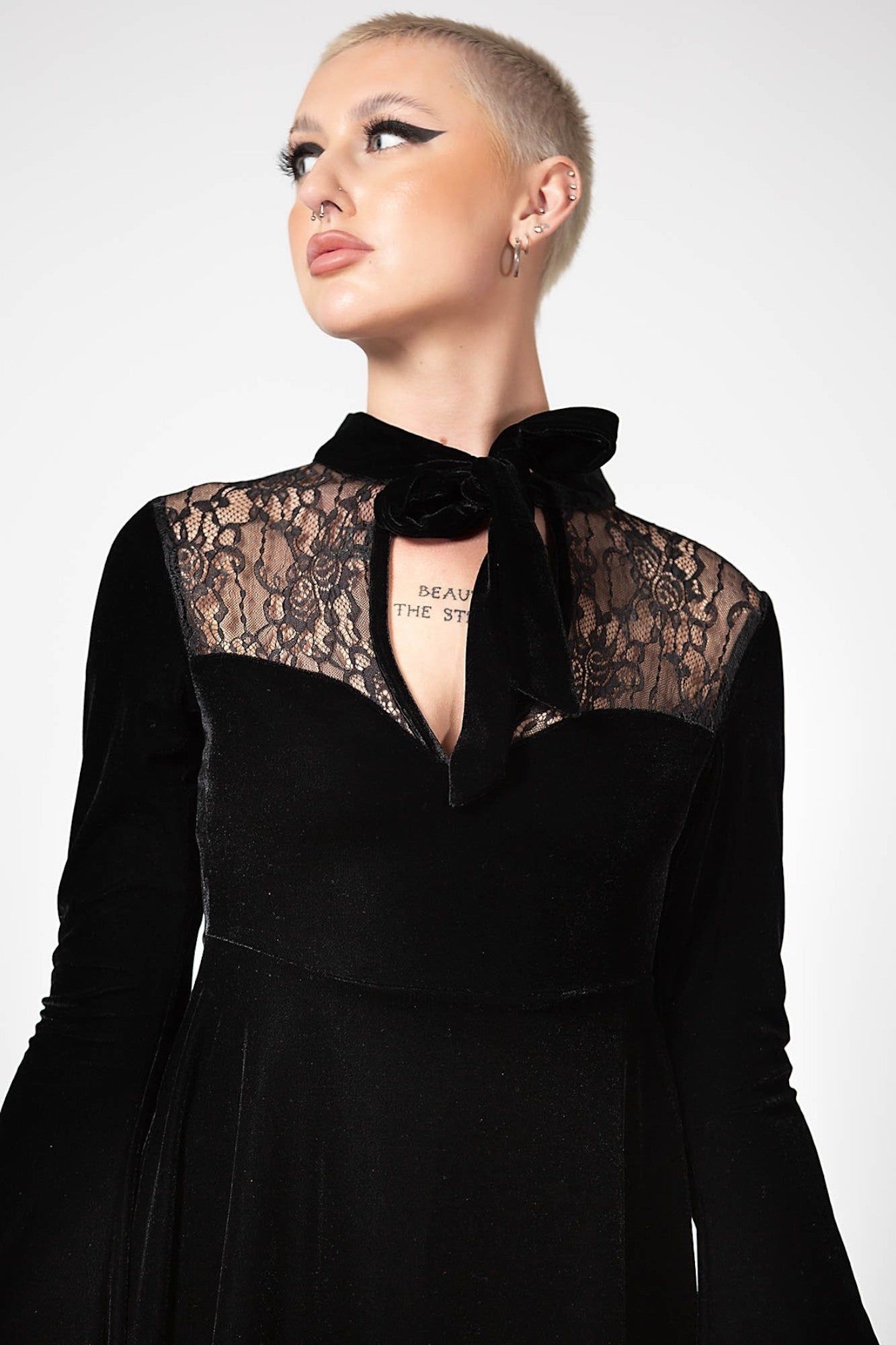 Grimina Velvet Sorcery Dress Resurrect sold by Killstar product image thumbnail 2