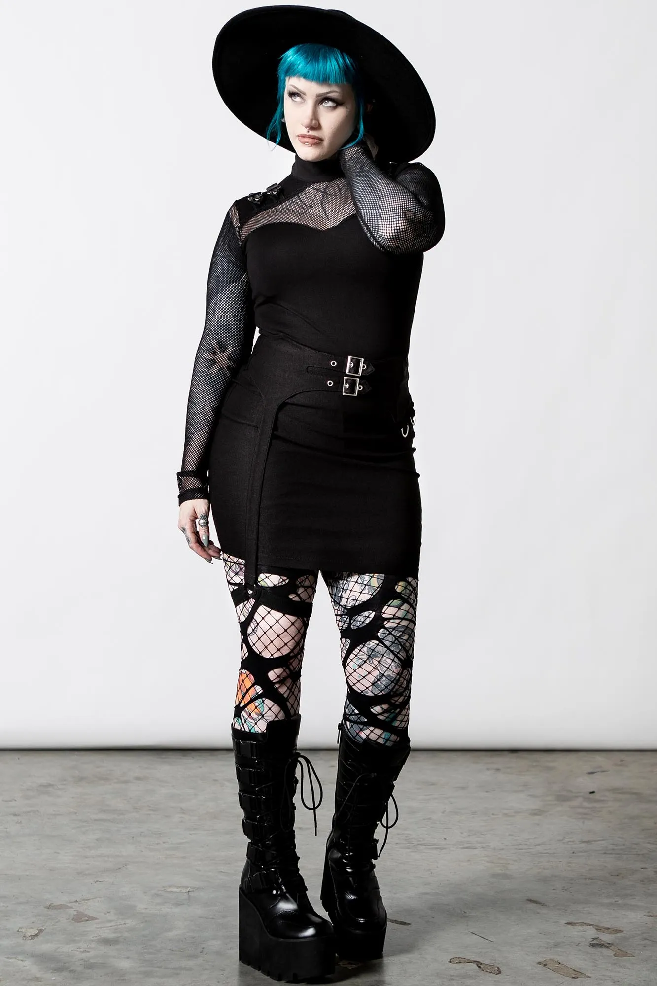 Arch Enemies Fishnet Top sold by Killstar product image thumbnail 2