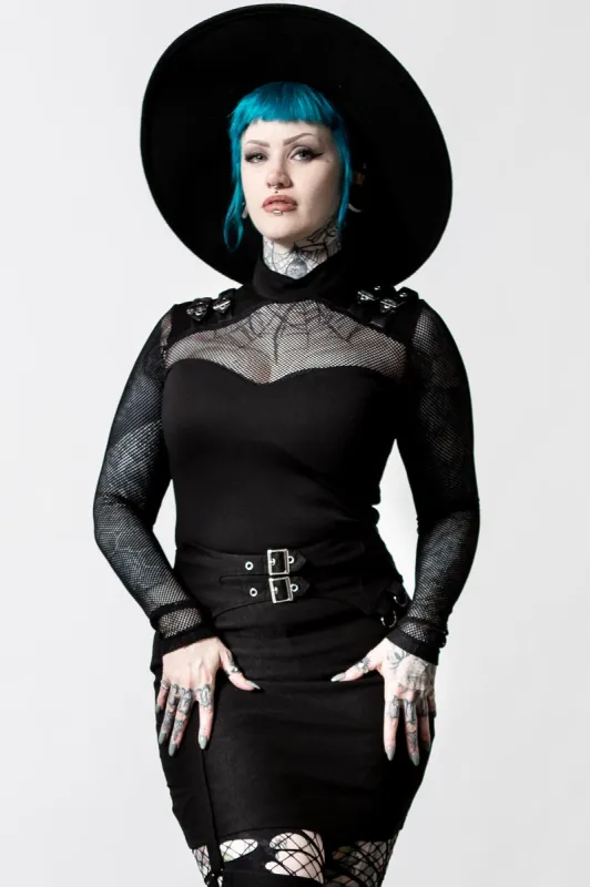 Arch Enemies Fishnet Top sold by Killstar