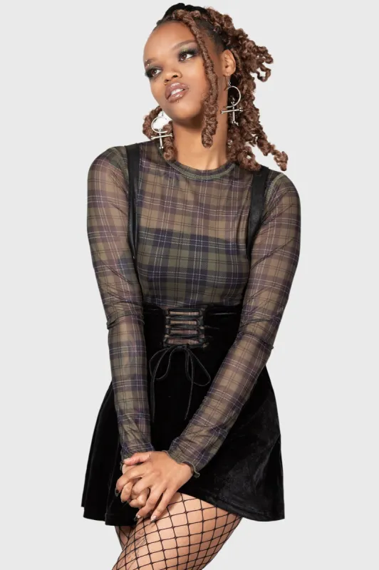 Moss Cover Mesh Top sold by Killstar