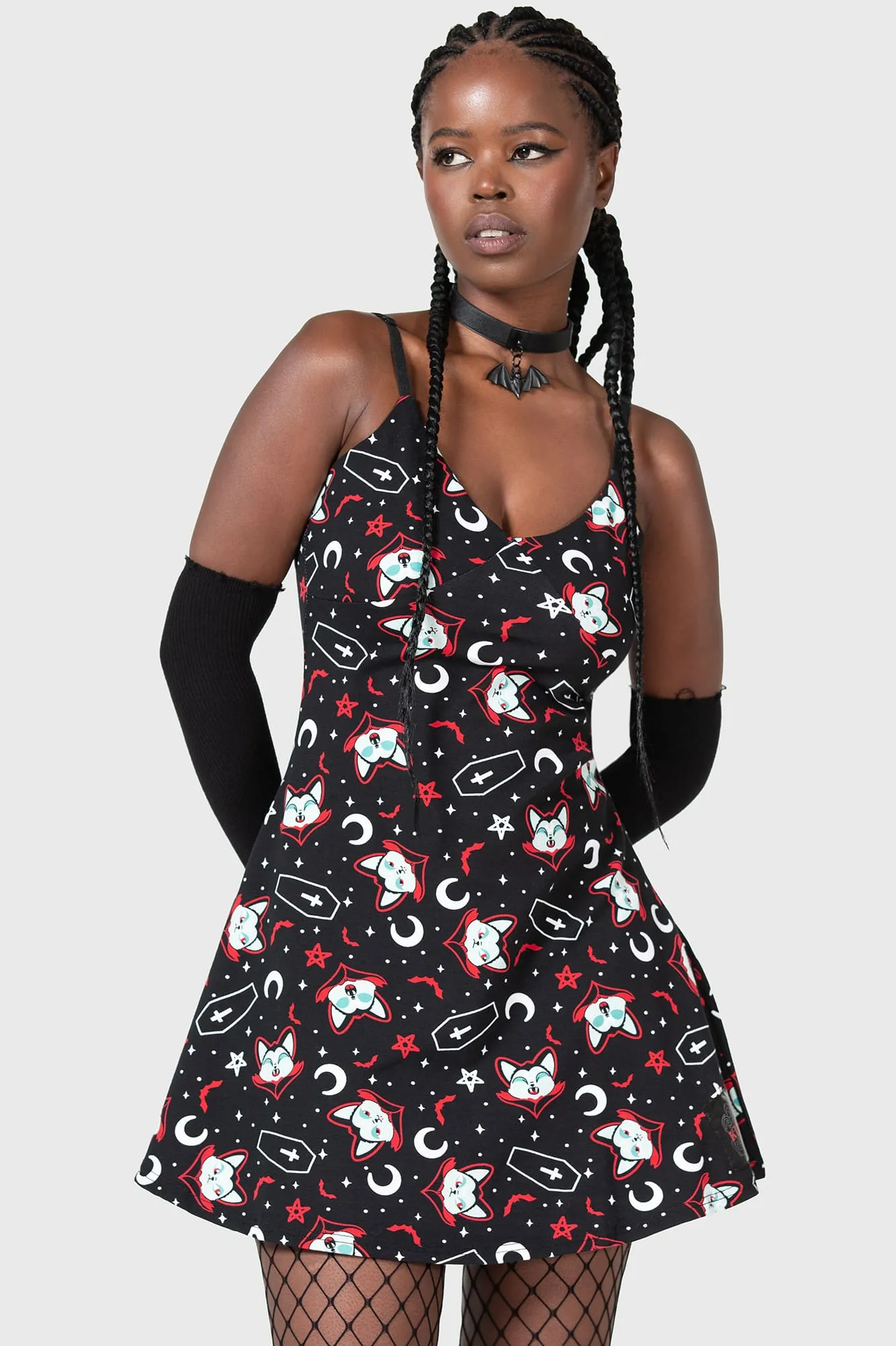 Lil Vampurr Skater Dress sold by Killstar product image thumbnail 2