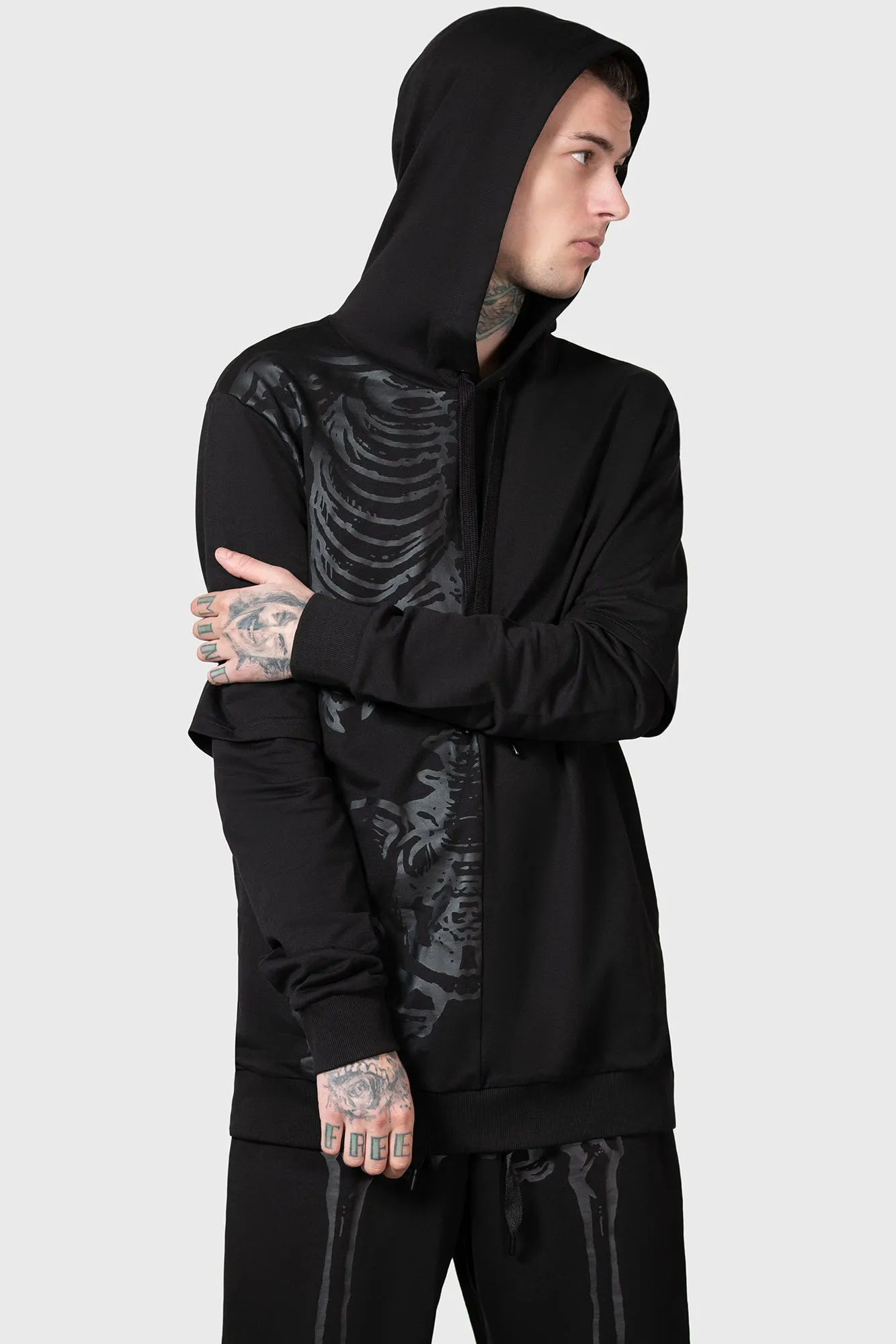 Bad2the Hoodie sold by Killstar product image thumbnail 4