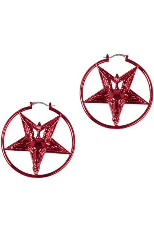Seeing Red Earrings sold by Killstar