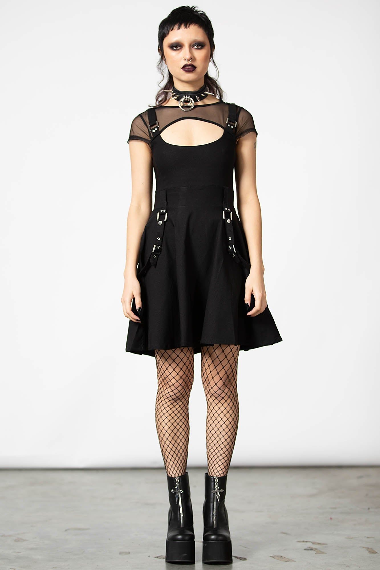 Kounter Kulture Skater Dress Resurrect sold by Killstar product image thumbnail 3