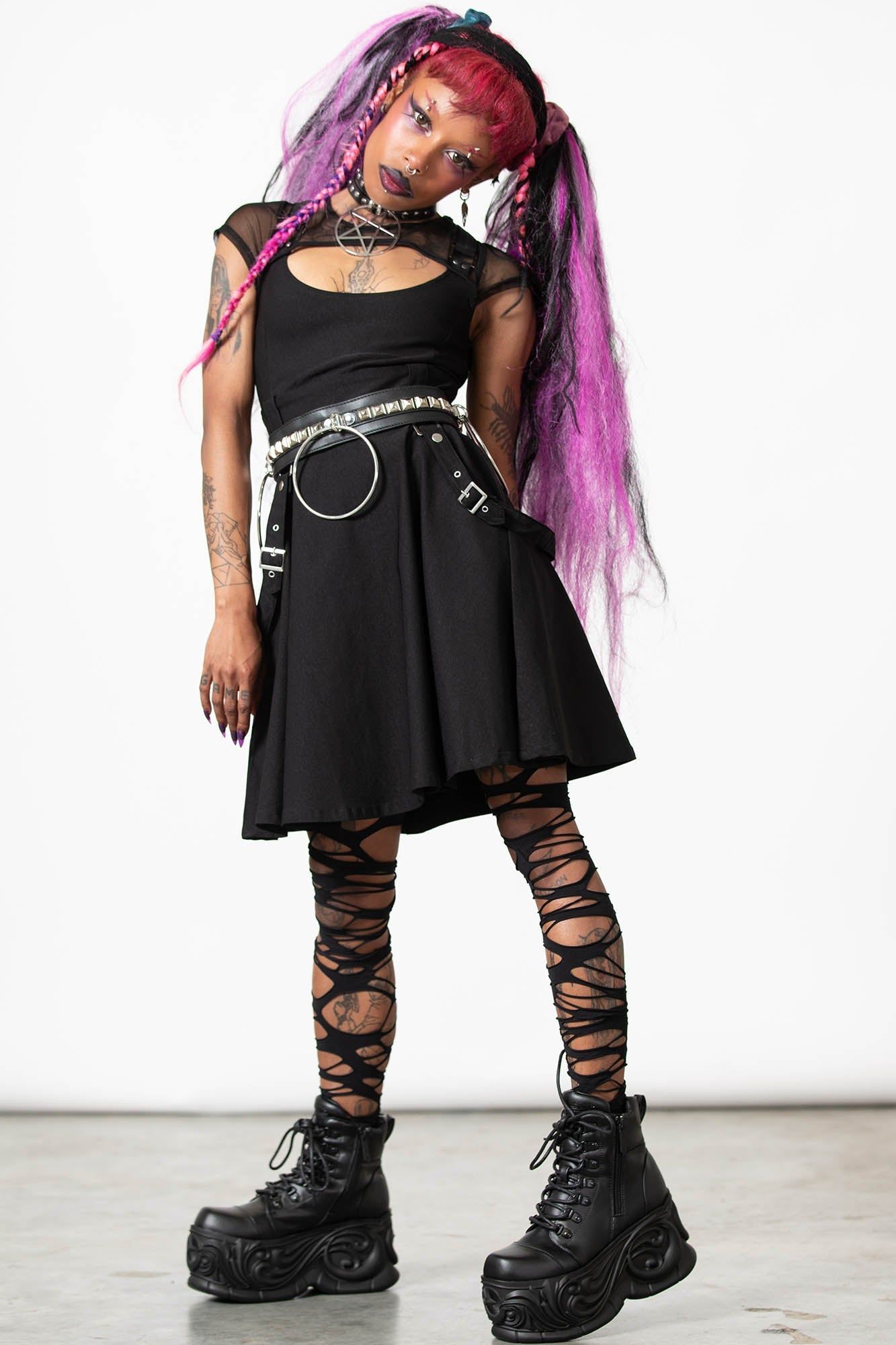 Kounter Kulture Skater Dress Resurrect sold by Killstar