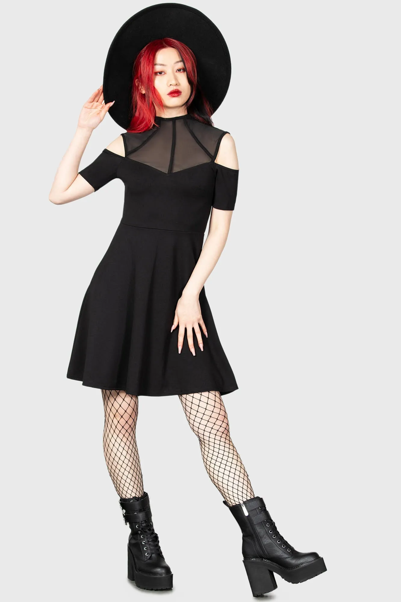 Astra Skater Dress sold by Killstar product image thumbnail 3