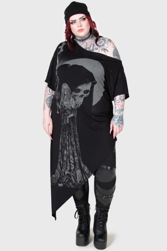 Lights Go Out Midi Dress [PLUS] made by Killstar