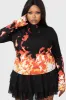 Carrie Long Sleeve Top [PLUS] sold by Killstar