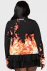 Carrie Long Sleeve Top [PLUS] sold by Killstar