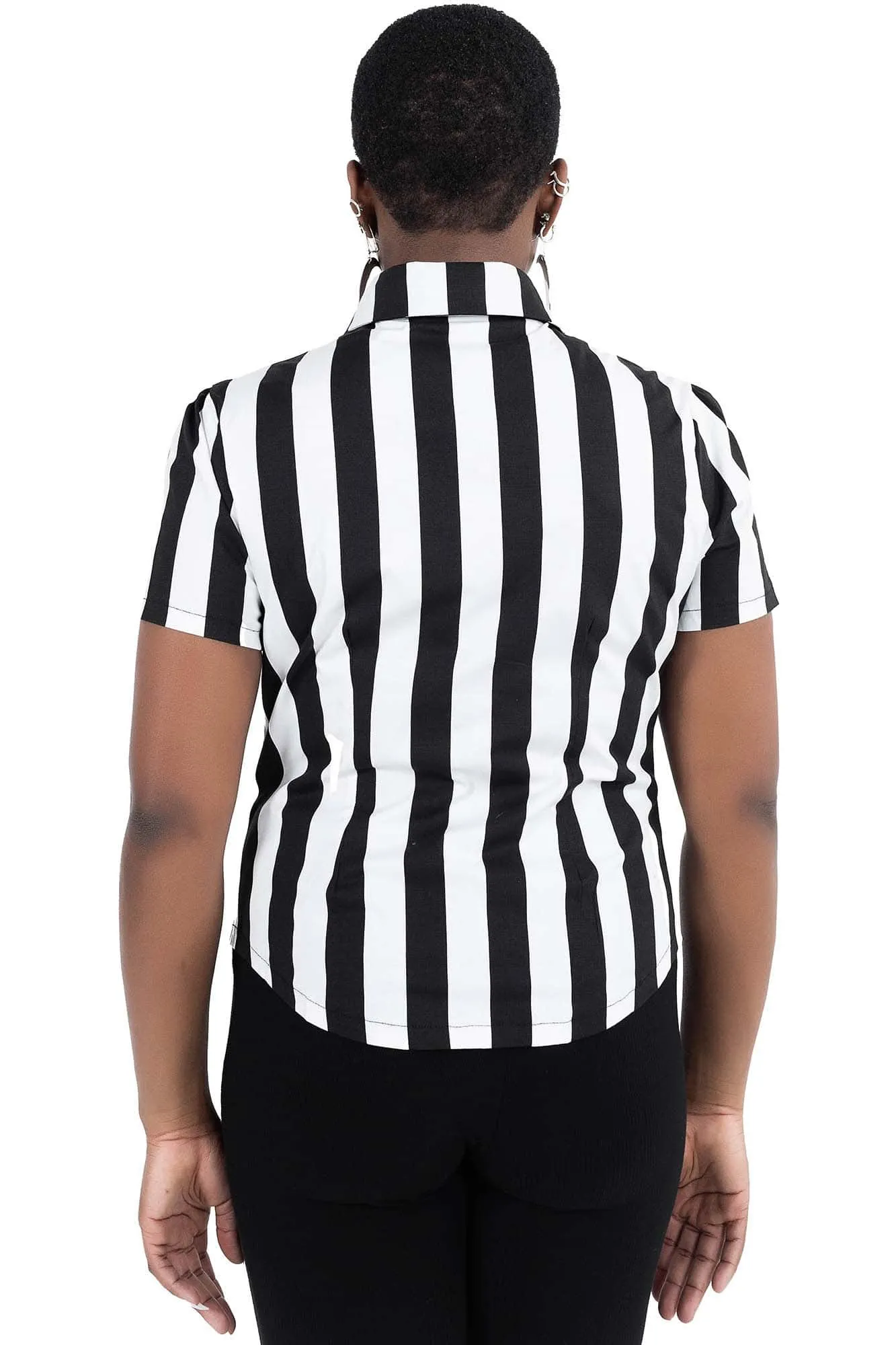 Bloodstripe Shirt - Resurrect sold by Killstar product image thumbnail 3