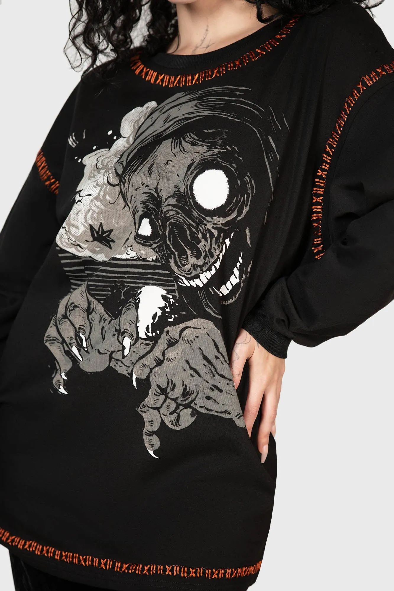 Fatality Sweater sold by Killstar product image thumbnail 3