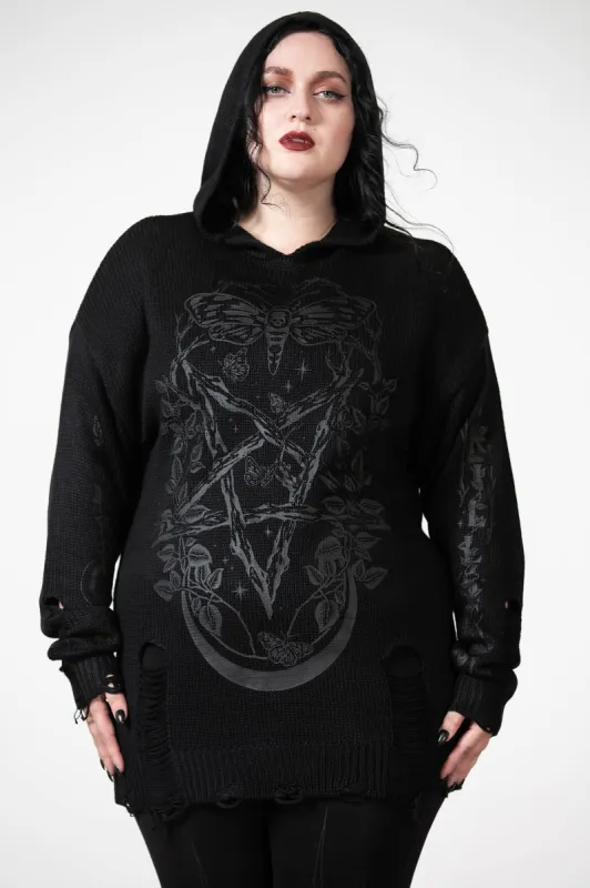 Hyperion Hooded Knit Sweater sold by Killstar