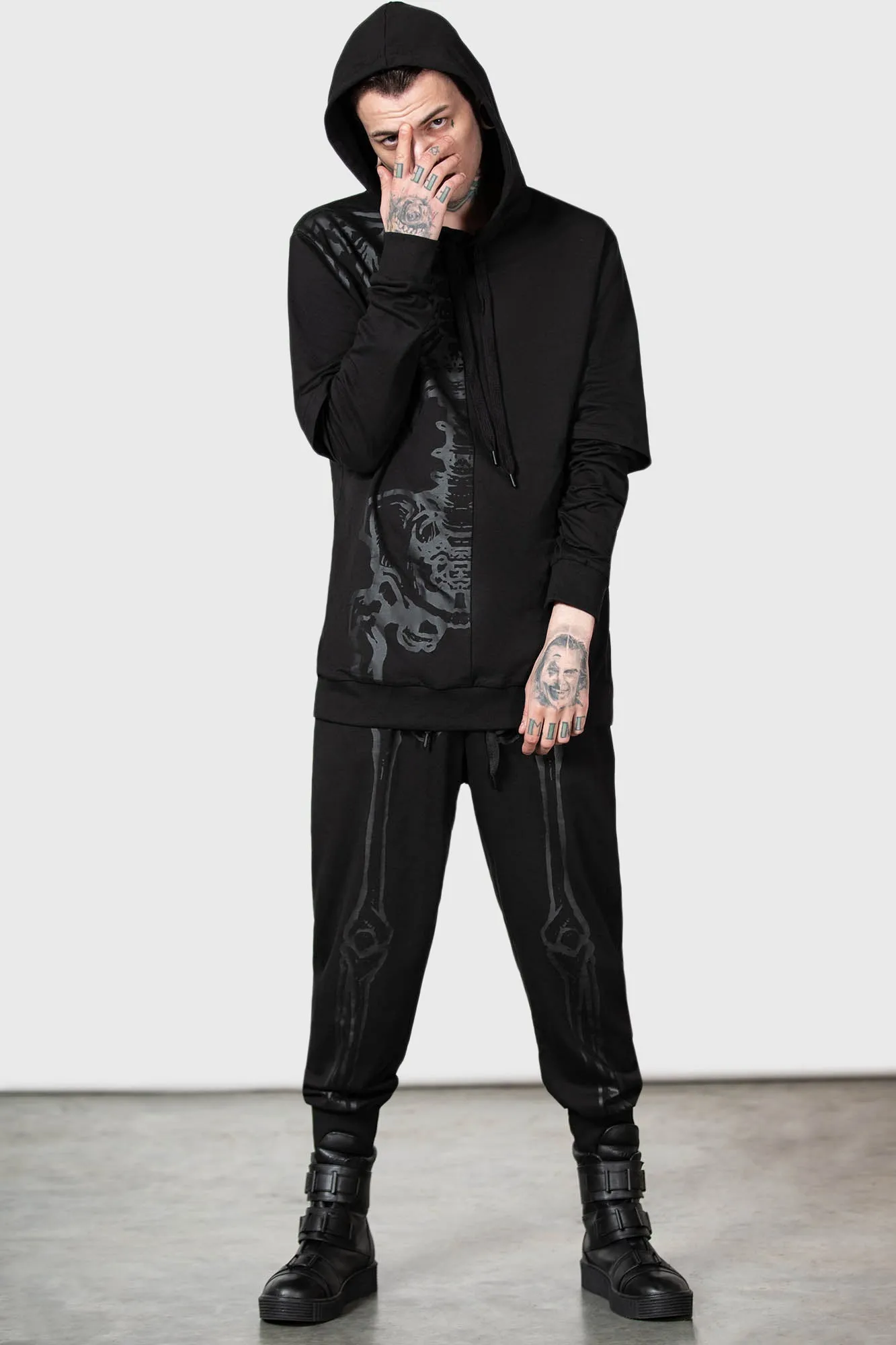 Bone Idle Joggers sold by Killstar product image thumbnail 2