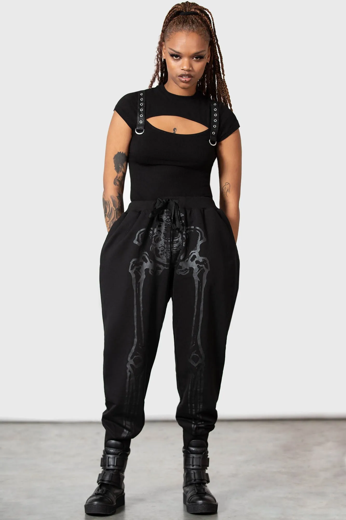 Bone Idle Joggers sold by Killstar product image thumbnail 3