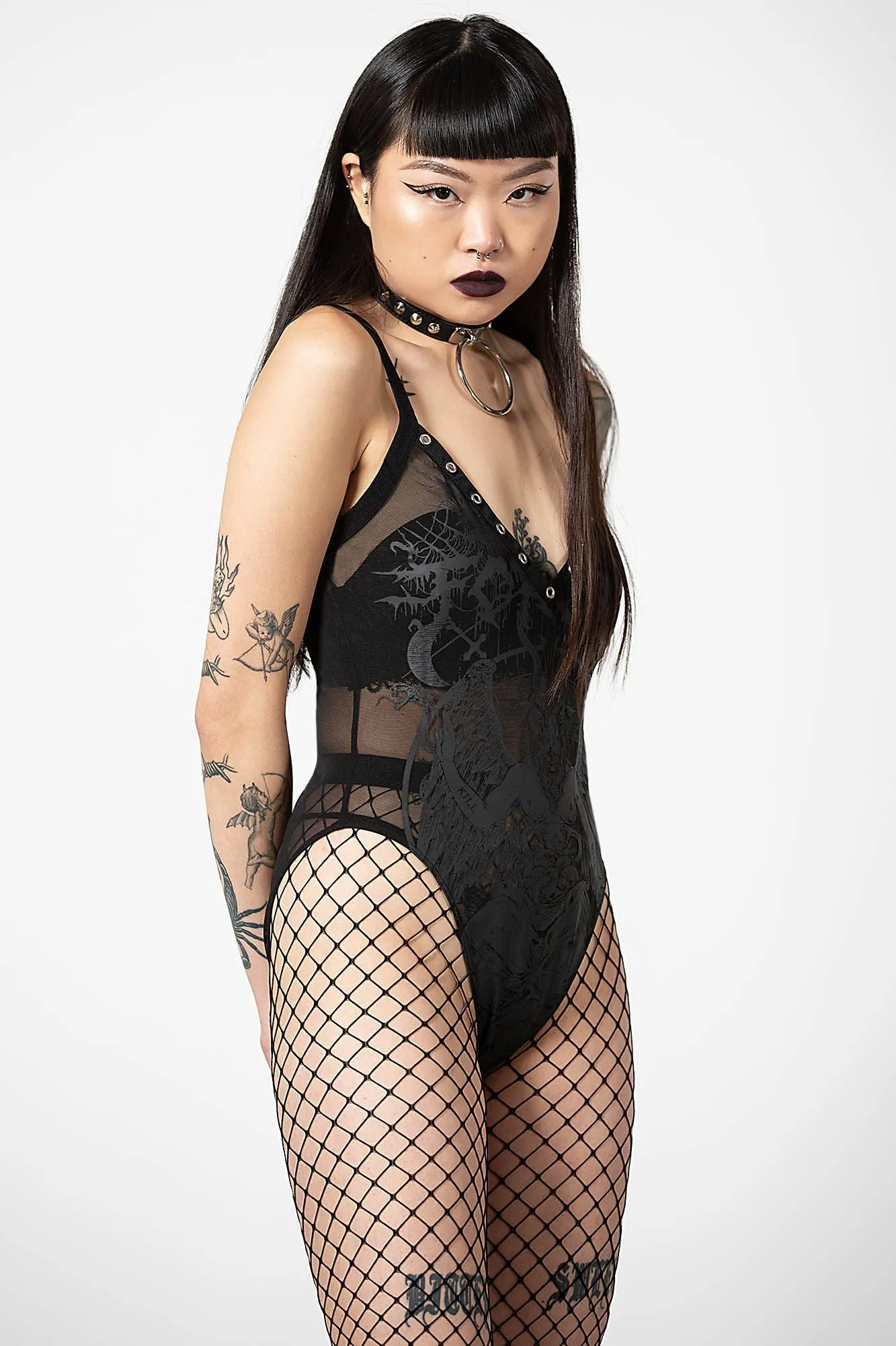 Dark Forces Bodysuit sold by Killstar product image thumbnail 3