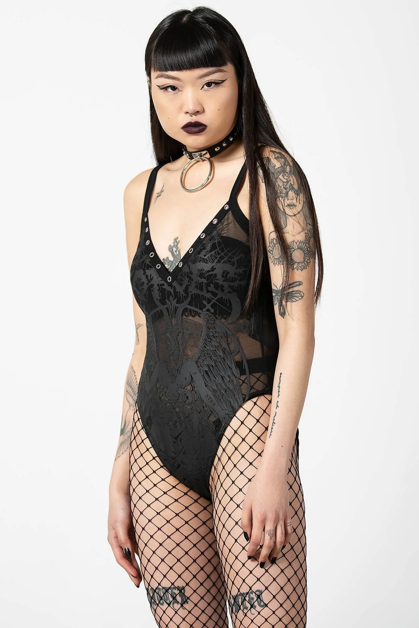 Dark Forces Bodysuit sold by Killstar product image thumbnail 2