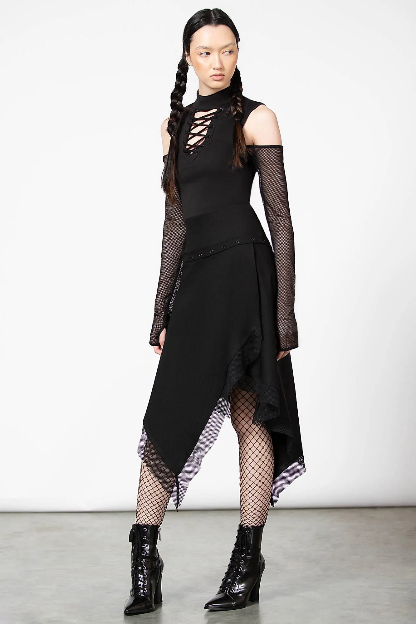 Dark Half Long Sleeve Top sold by Killstar product image thumbnail 3