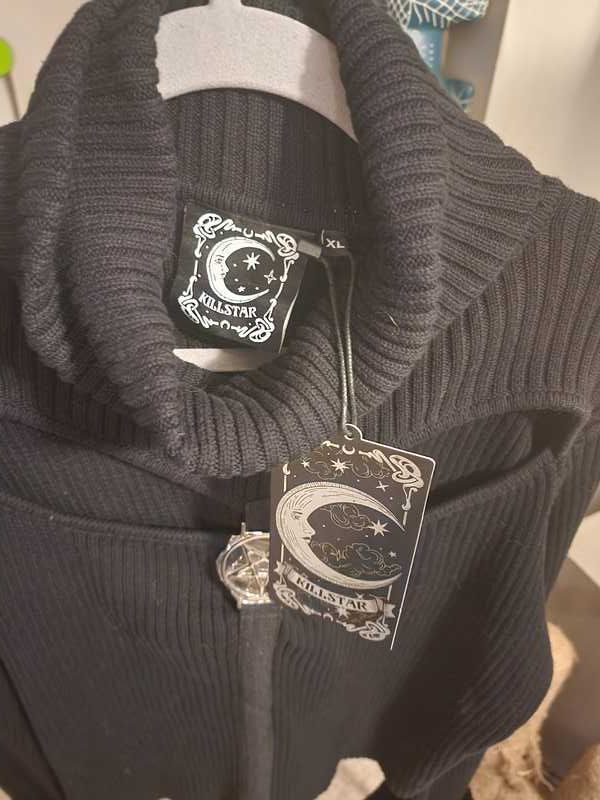 Touched By Darkness Sweater Resurrect sold by Killstar product image thumbnail 4