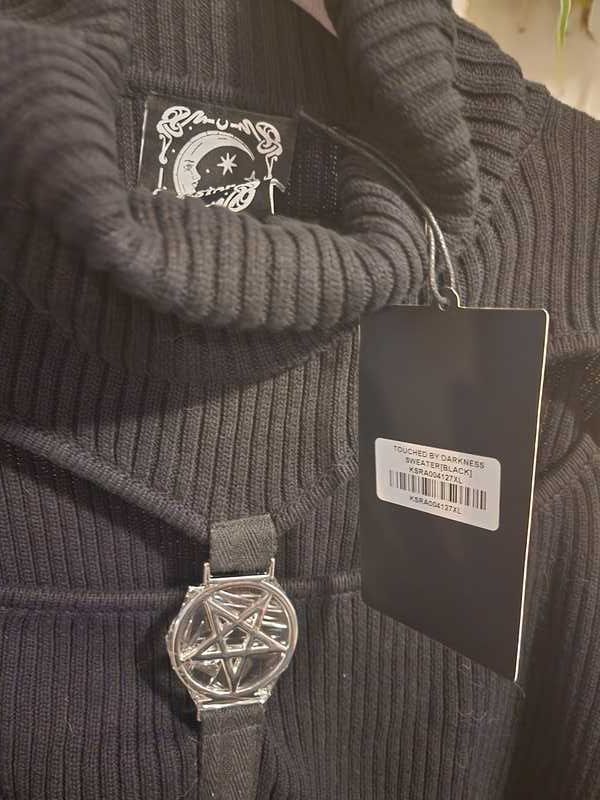 Touched By Darkness Sweater Resurrect sold by Killstar product image thumbnail 5