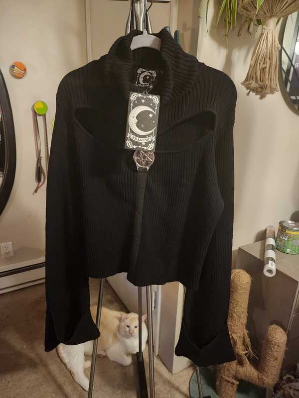 Touched By Darkness Sweater Resurrect sold by Killstar product image thumbnail 3