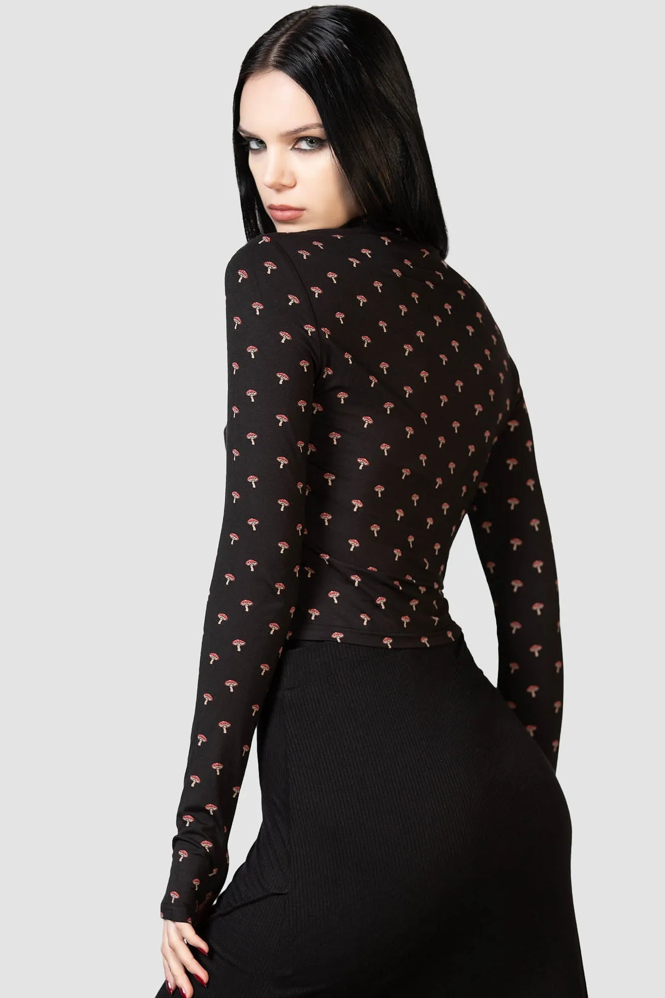 Dapperling Long Sleeve Top sold by Killstar product image thumbnail 5