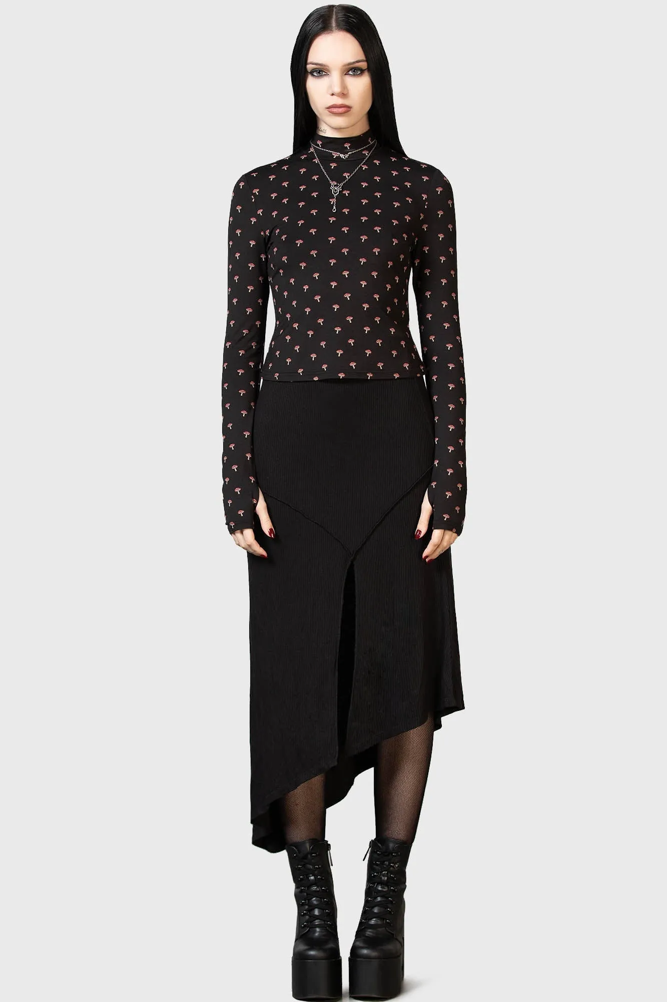 Dapperling Long Sleeve Top sold by Killstar product image thumbnail 3