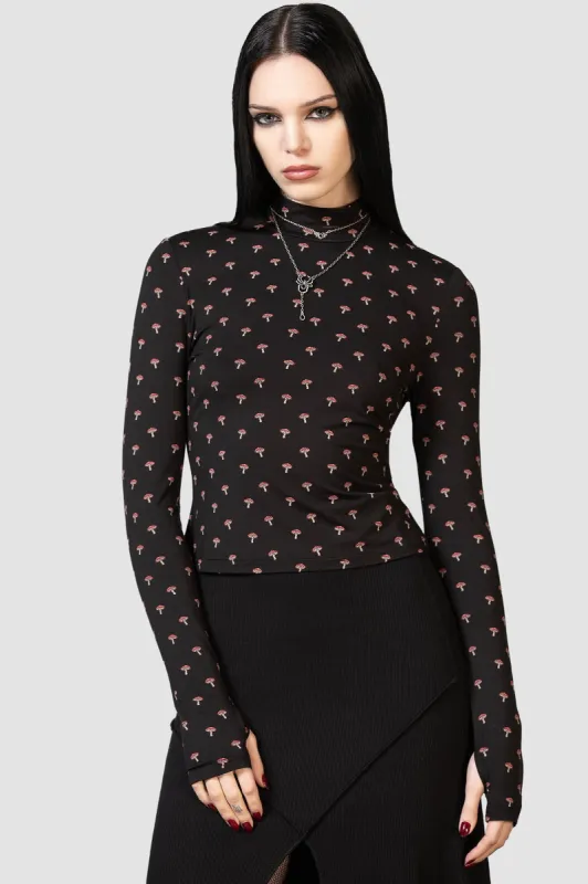 Dapperling Long Sleeve Top sold by Killstar