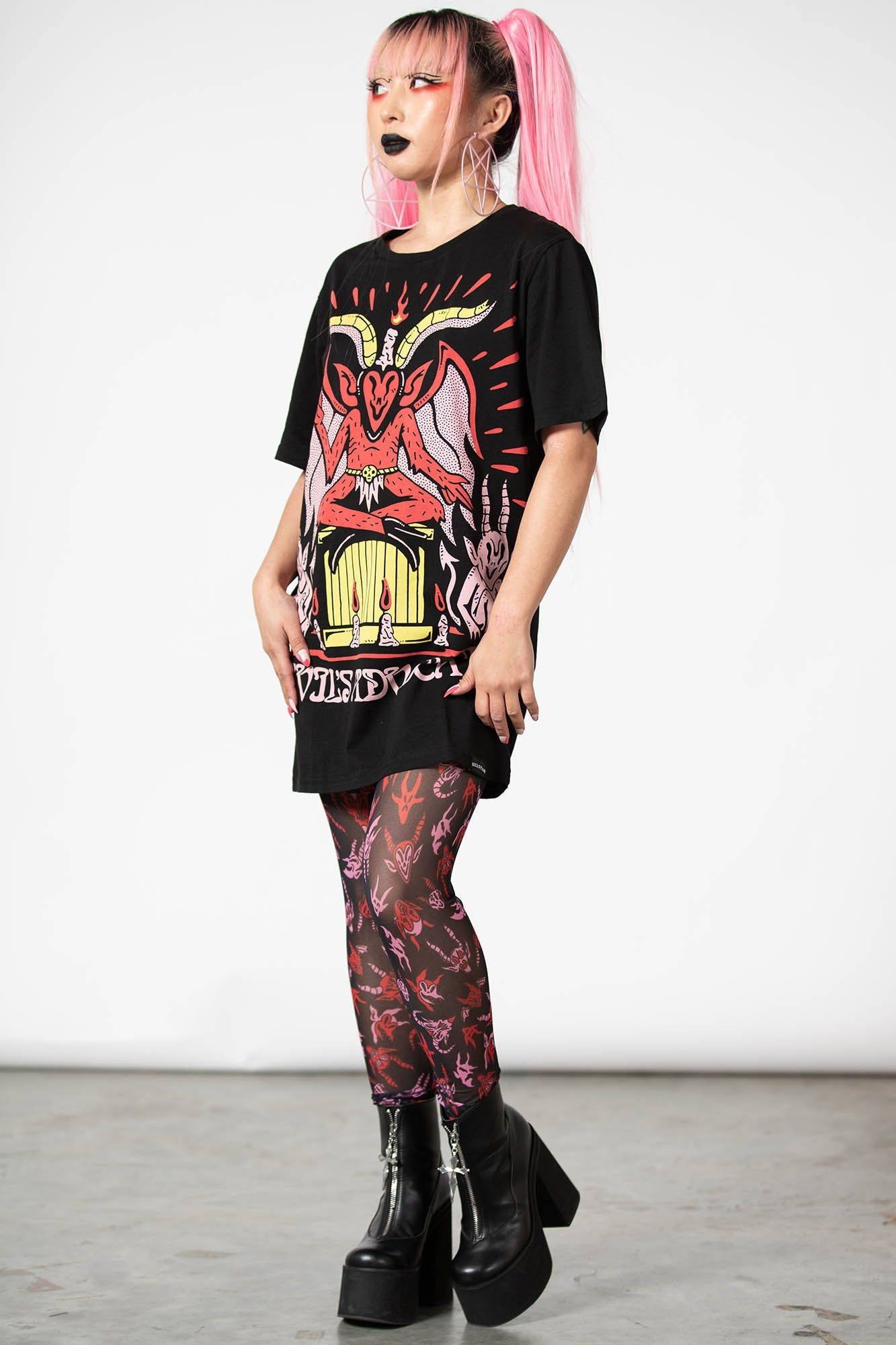 Devilish Leggings Resurrect sold by Killstar product image thumbnail 2