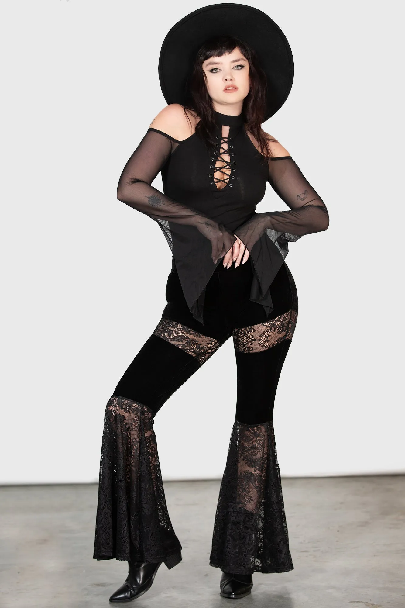 Solstice’s Sister Bell Bottoms - Resurrect sold by Killstar product image thumbnail 3