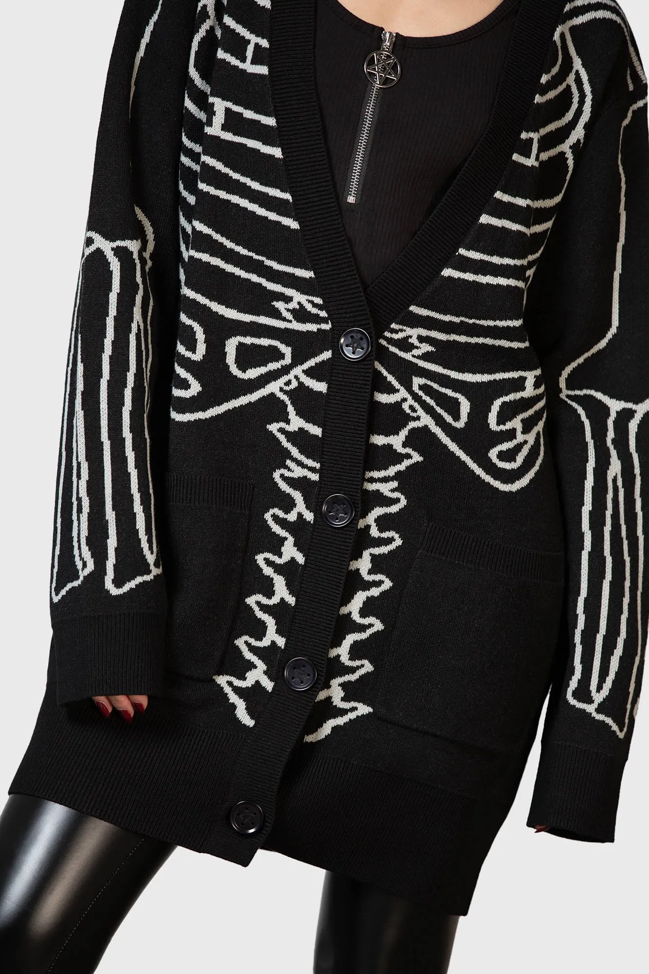 Your Remains Cardigan sold by Killstar product image thumbnail 2
