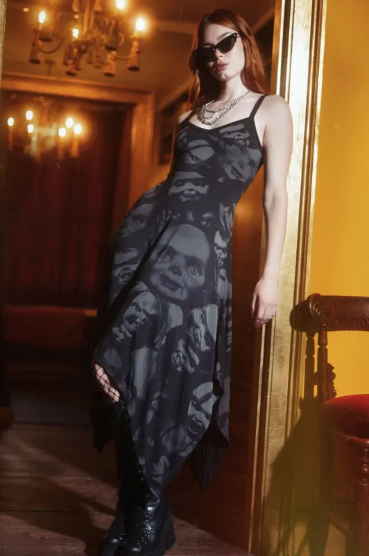 Devil's Lair Midi Dress sold by Killstar