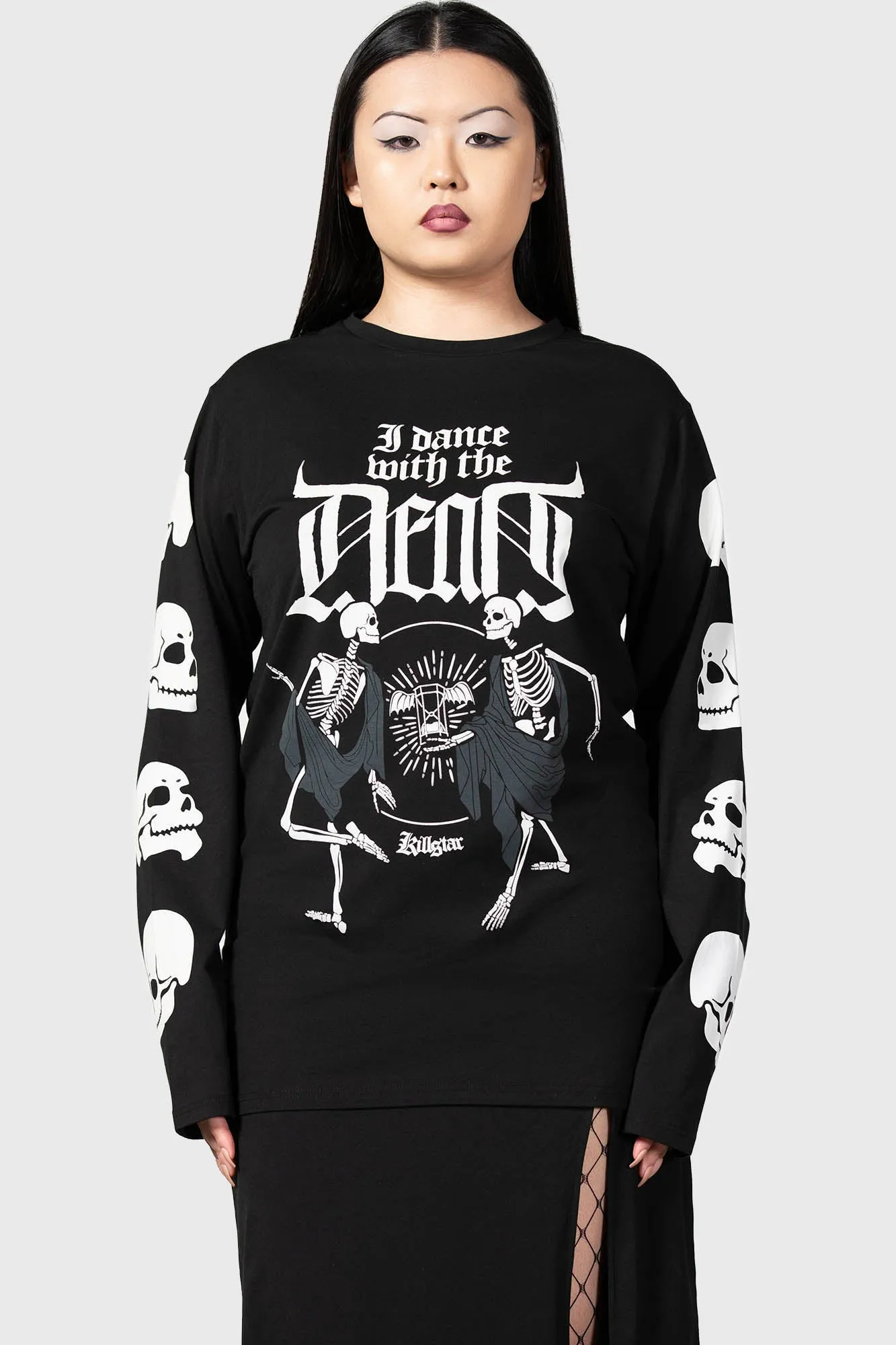 Deathdanse Long Sleeve Top sold by Killstar