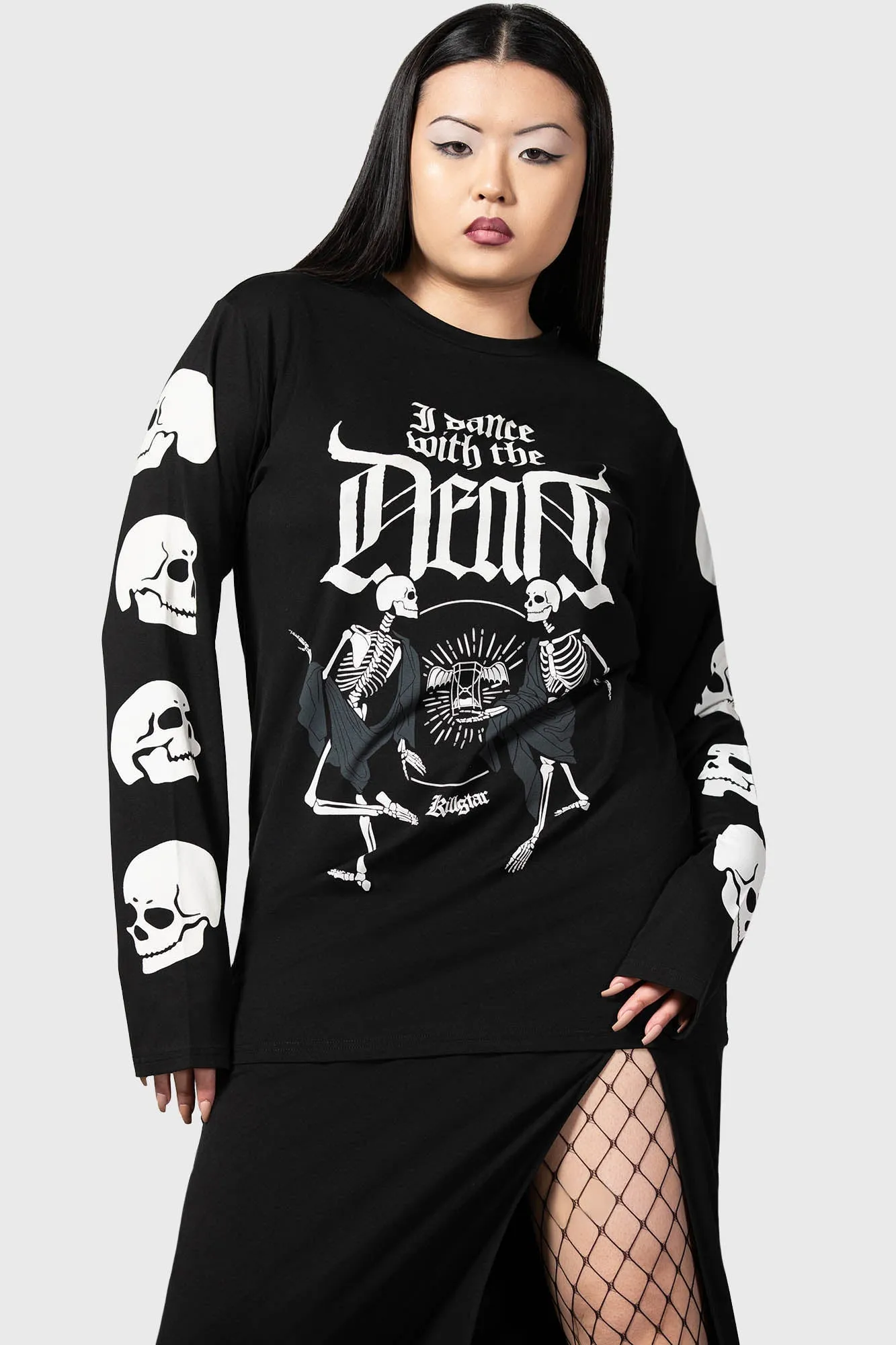 Deathdanse Long Sleeve Top sold by Killstar product image thumbnail 2