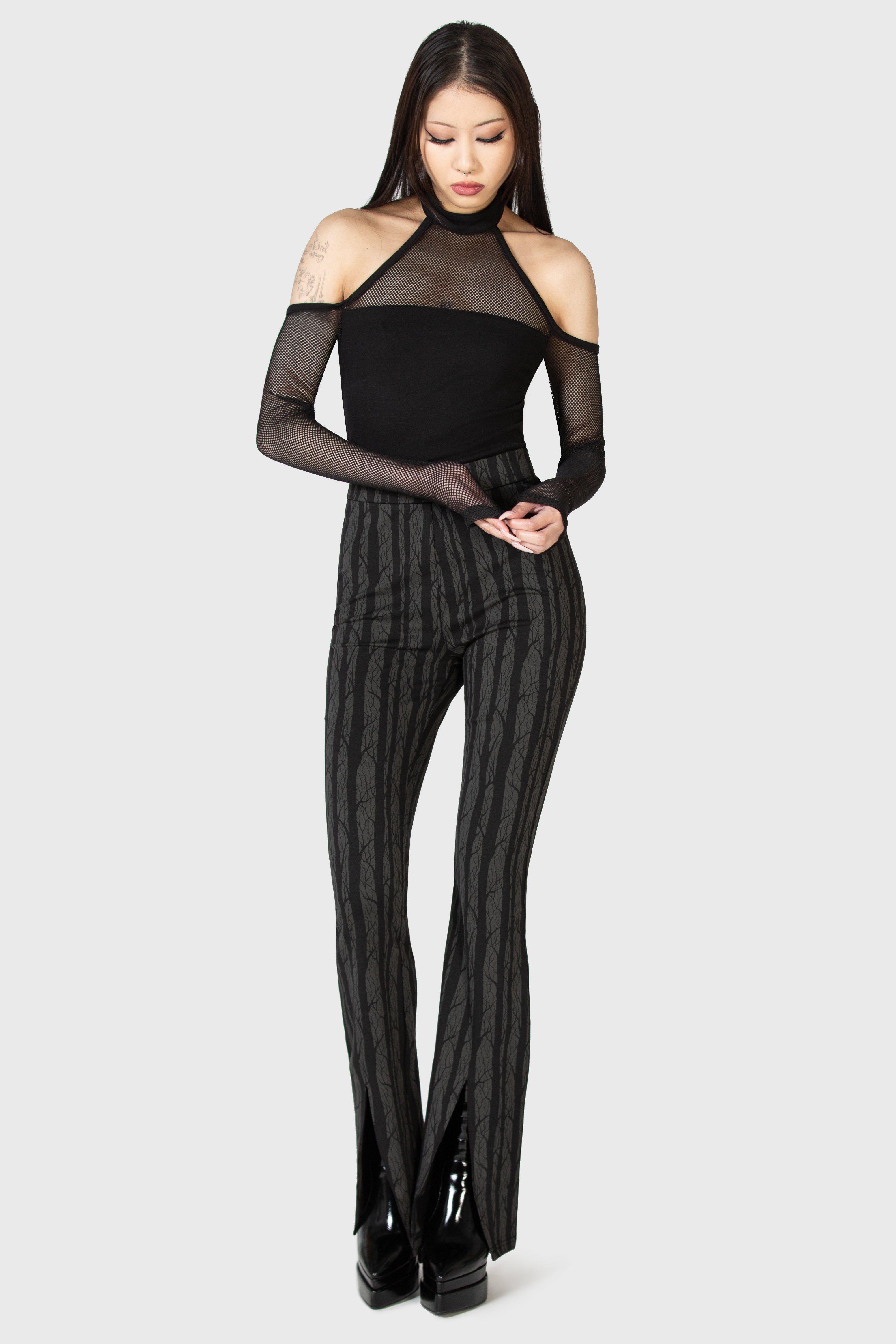 Tricks On You Bootcut Trousers sold by Killstar product image thumbnail 3