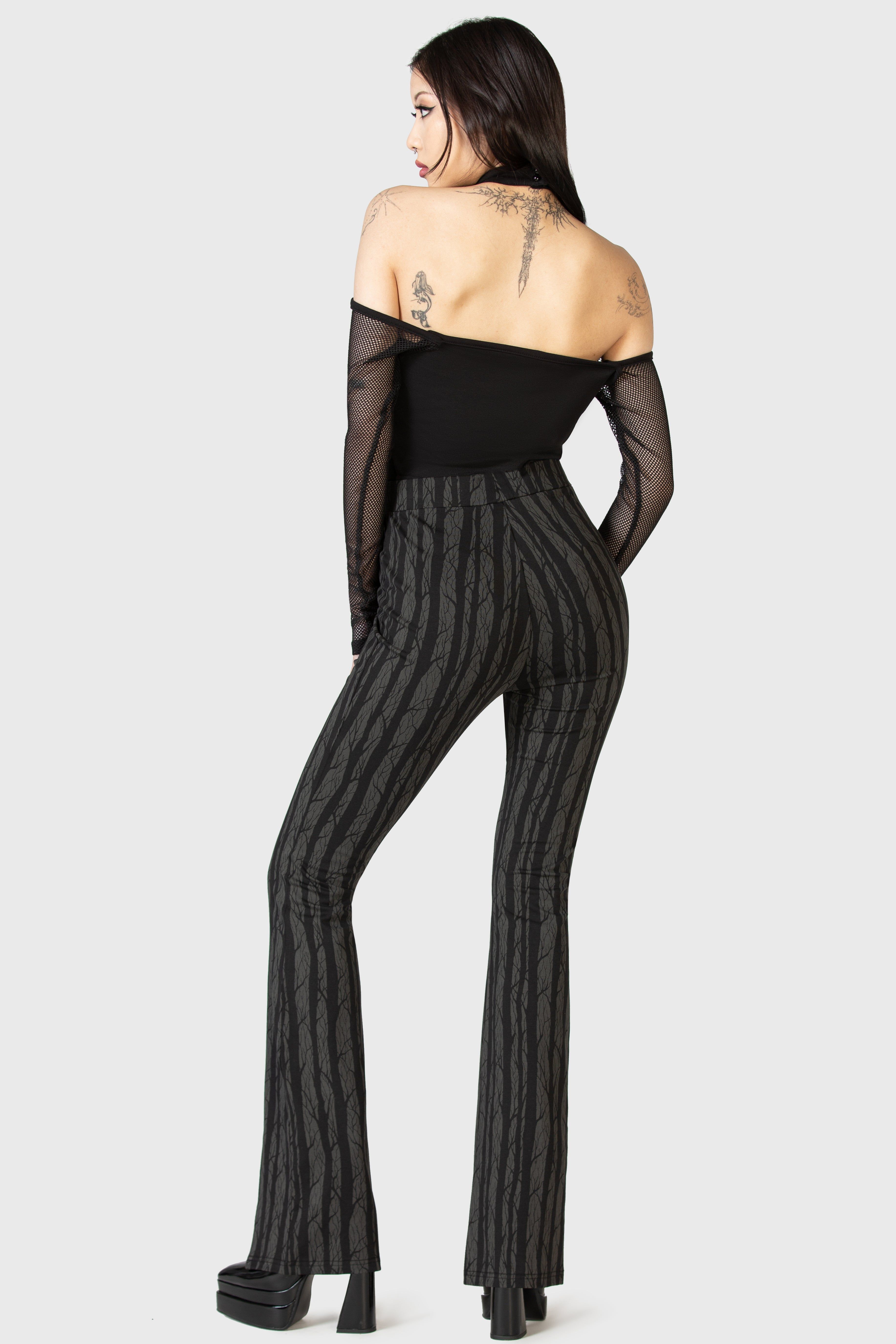 Tricks On You Bootcut Trousers sold by Killstar product image thumbnail 4